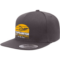 Fishing Spearfishing Ocean Sarcastic Humor 5 Panel Snapback Cap | Artistshot