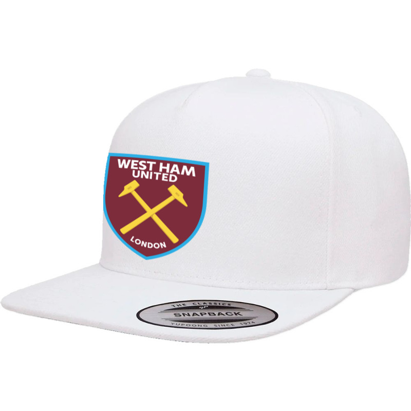 West #ham United Fc 5 Panel Snapback Cap | Artistshot