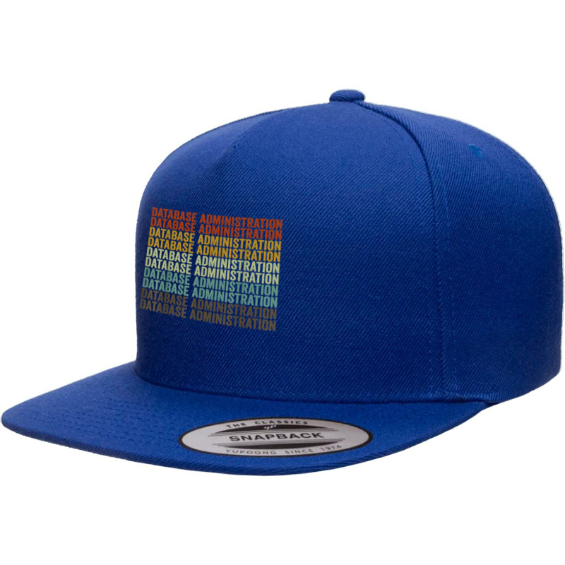 Database Administration Retro T Shirt 5 panel snapback cap by cluniepfa | Artistshot