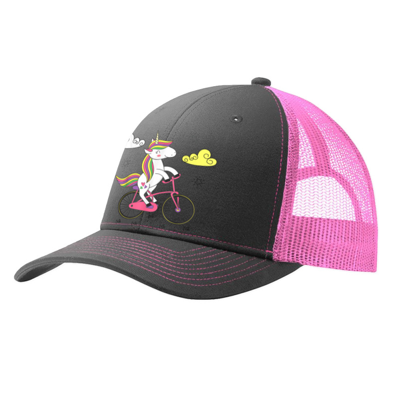 Funny Unicorn On Bike Work Out Biker Pa Trucker Cap by Posh | Artistshot