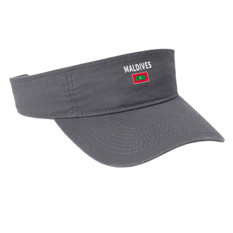 Maldives Maldivian Tee Flag Souvenir Gift Male Fashion Visor | Artistshot