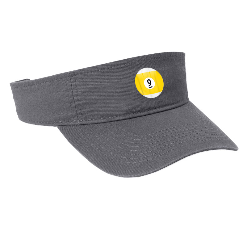 Number 9 Pool Ball Billiard Pool Ball Fashion Visor | Artistshot