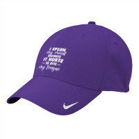 I Speak My Mind Because It Hurts To Bite My Tongue T Shirt Nike Dri-fit Cap | Artistshot