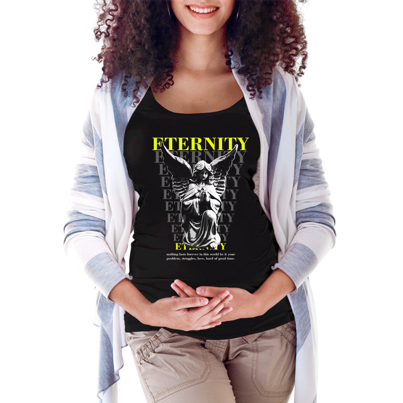 Eternity Maternity Scoop Neck T-shirt by New Nice Shirt | Artistshot