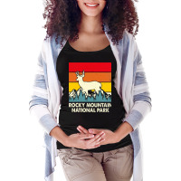 Rocky Mountain National Park Maternity Scoop Neck T-shirt | Artistshot