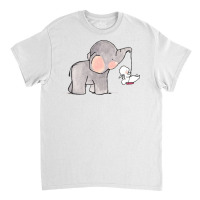 Elephant, Rabbit, Animals, Animal Classic T-shirt | Artistshot