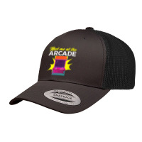 Womens Meet Me At The Arcade Gaming Video Game Player Gamer V Neck T S Retro Trucker Cap | Artistshot