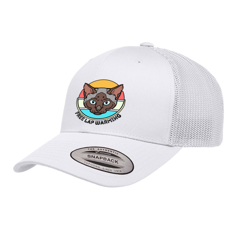 Funny Siamese Quote, Siamese Free Lap Warming Vintage, Cool Retro Trucker Cap | Artistshot