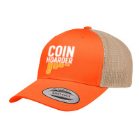 Coin Harder Coin Collector Numismatist Coin Collecting T Shirt Retro Trucker Cap | Artistshot