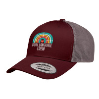 Dual Language Crew Rainbow Bilingual Teacher Dual Language Retro Trucker Cap | Artistshot