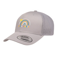 Sé Amable Spanish Bilingual Teacher Be Kind Boho Rainbow T Shirt Retro Trucker Cap | Artistshot