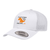 T Rex Clap Your Hands Retro Trucker Cap | Artistshot