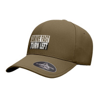 Drive Fast Turn Left Dirt Circle Track Racing Quote Seamless Cap | Artistshot