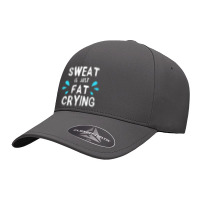 Sweat Is Just Fat Crying Workout Gym Tees Seamless Cap | Artistshot