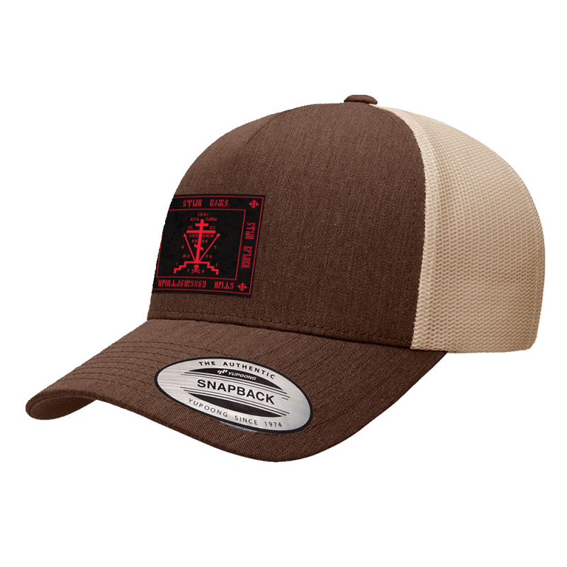 Calvary Cross (christian Orthodox Monastic Symbol) Classic Yupoong Trucker Cap by MargaretDaniels | Artistshot