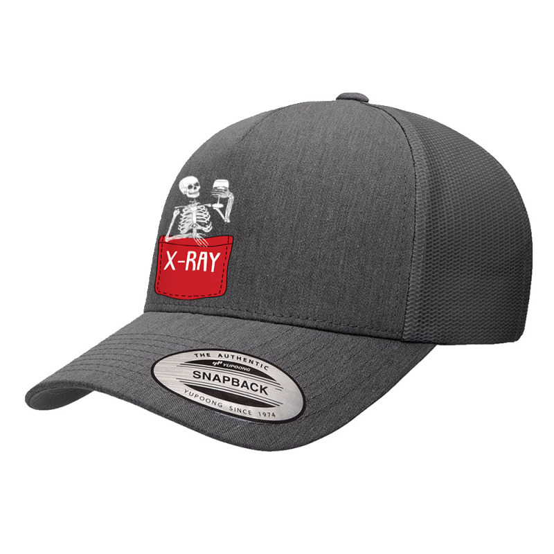 X-ray Radiologic Technologist Funny Skeleton Pocket Rad Tech Yupoong Trucker Cap by CyrusArciba | Artistshot