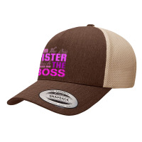 I Am The Big Sister Boss T-, Girls Women Fun Yupoong Trucker Cap | Artistshot