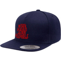 Big Texas Work Hard Stay Humble 5 Panel Snapback Cap | Artistshot