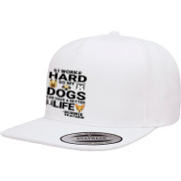 Science Teachers T  Shirt Science Teacher Dog Love Quotes Work Hard Do 5 Panel Snapback Cap | Artistshot