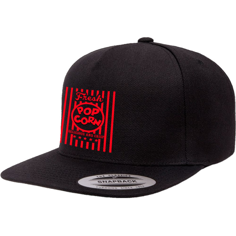 Fresh Popcorn Costume For Halloween 5 Panel Snapback Cap | Artistshot