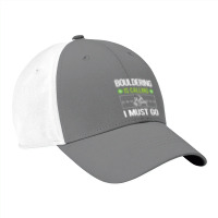 Bouldering T Shirtit Is Calling I Must Go Bouldering Rock Climbing T S Nike Dri-fit Cap | Artistshot