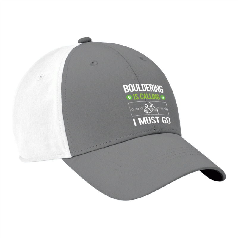 Bouldering T Shirtit Is Calling I Must Go Bouldering Rock Climbing T S Nike Dri-fit Cap | Artistshot