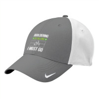 Bouldering T Shirtit Is Calling I Must Go Bouldering Rock Climbing T S Nike Dri-fit Cap | Artistshot