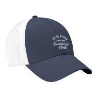 Its Fine Im Fine Everythings Fine Nike Dri-fit Cap | Artistshot