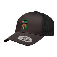 Womens A Serious Matter J15 Founder's Day Pink And Green Aka Women Retro Trucker Cap | Artistshot