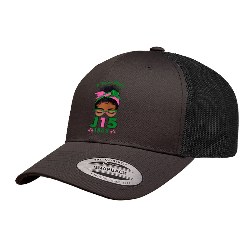 Womens A Serious Matter J15 Founder's Day Pink And Green Aka Women Retro Trucker Cap | Artistshot