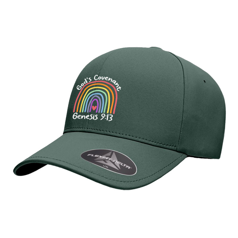 God’s Covenant Rainbow Genesis 913 Christian Jesus Bible T Shirt Seamless Cap by cm-arts | Artistshot