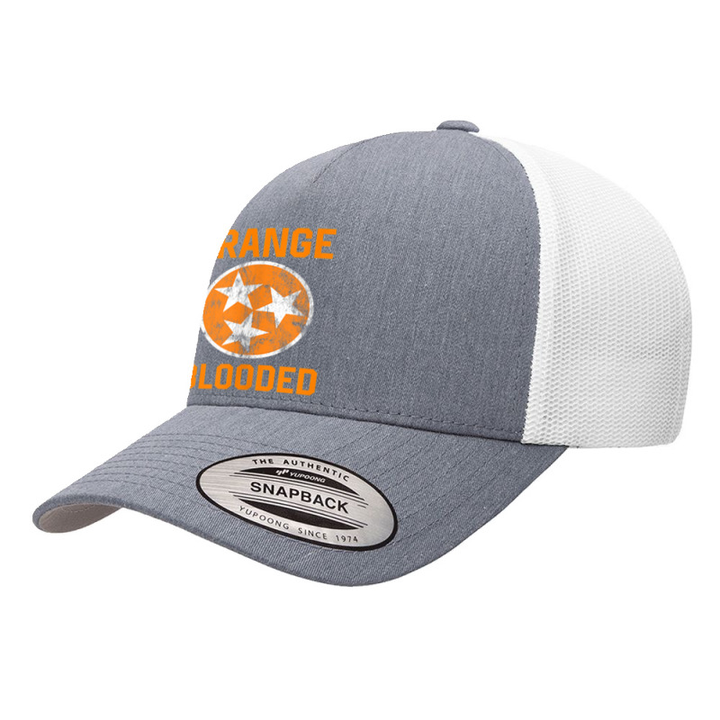 Tennessee Fan Orange Blooded Vol Sports Fan State Flag Tn Tank Top Yupoong Trucker Cap by cm-arts | Artistshot