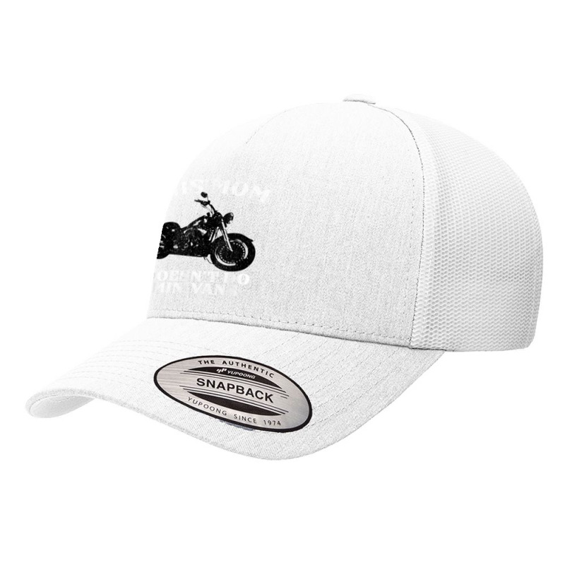 Funny Motorcycle Mom Biker Minivan Mother's Day Motor Bike Yupoong Trucker Cap by cm-arts | Artistshot