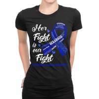 Esophageal Cancer Awareness T  Shirt Esophageal Cancer Awareness Her F Ladies Fitted T-shirt | Artistshot