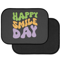 Happy Smile Day Rear Car Mat | Artistshot