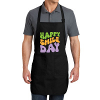 Happy Smile Day Full-length Apron | Artistshot