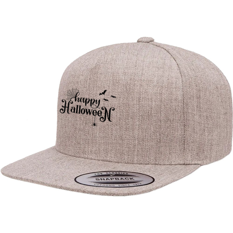 Spider & Bats Spooky Halloween Novelty Fall Holiday Item T Shirt 5 panel snapback cap by cm-arts | Artistshot