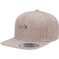 Invisible String 5 Panel Snapback Cap | Artistshot