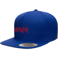 Arcade Fire Premium 5 Panel Snapback Cap | Artistshot