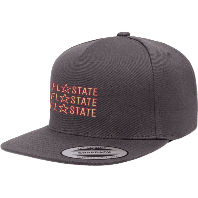 Fl State 5 panel snapback cap by RHONDAHARRISON | Artistshot