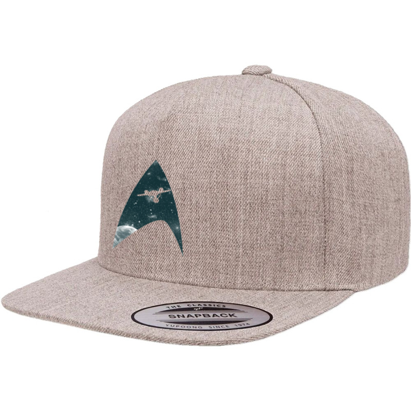 Space The Final Frontier 5 panel snapback cap by NicholasRoberson | Artistshot