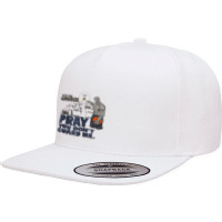 Go To Church Pray You Don't Guard Me 5 Panel Snapback Cap | Artistshot