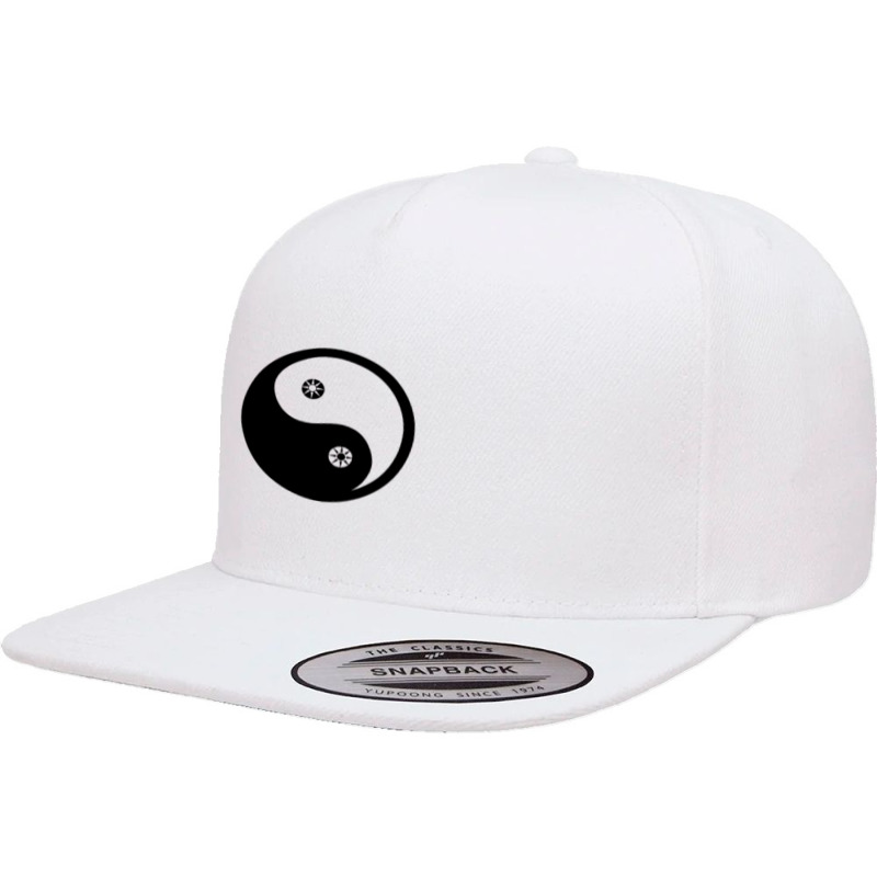 Ying Yang Pop Socket 1 5 panel snapback cap by MandyMOerke | Artistshot