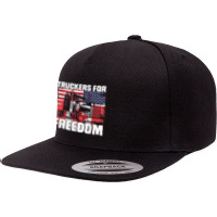 Amerikanische Flagge Kanada Flagge Freiheitskonvoi 2022 T Shirt 5 Panel Snapback Cap | Artistshot