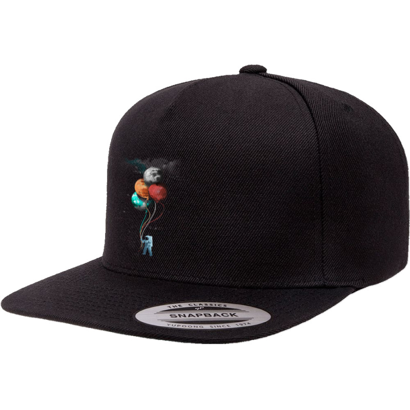 The Spaceman's Trip 5 Panel Snapback Cap | Artistshot