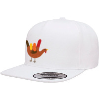 American Sign Language I Love You Thanksgiving Turkey Long Sleeve T Sh 5 Panel Snapback Cap | Artistshot