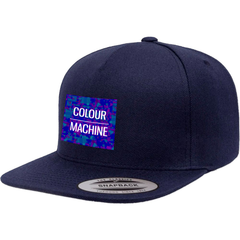 Colour Machine 5 Panel Snapback Cap | Artistshot