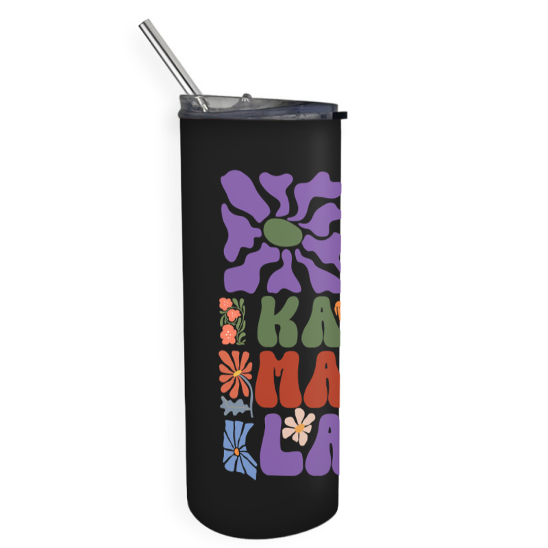 Kamala Floral Retro Tendance Skinny Tumbler by TuxQ | Artistshot