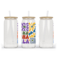 Kamala Floral Retro Tendance Glass Tumbler | Artistshot