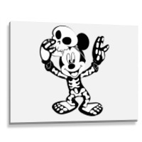 Micky Skull Metal Print Horizontal | Artistshot